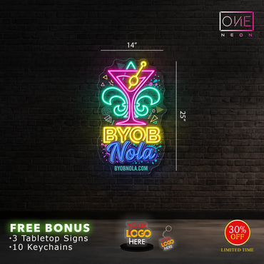 BYOB Nola | LED Neon Sign (2 signs)