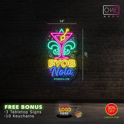 BYOB Nola | LED Neon Sign (2 signs)