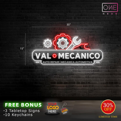 VAL MECANICO | Led Neon Sign