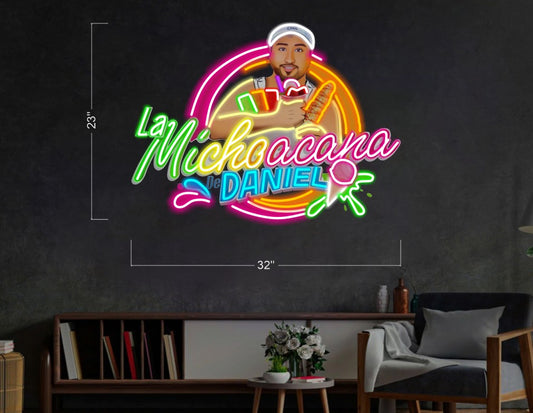 La Michoacana De Daniel| LED Neon Sign