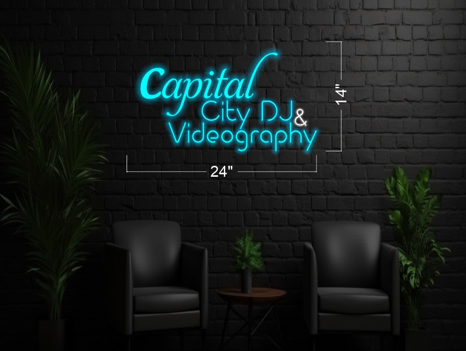 Capital City DJ & Videography | Led Neon Sign (RGB)