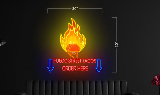 FUEGO STREET TACOS | Led Neon Sign