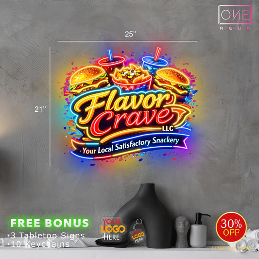 Flavor Crave | Led Neon Sign