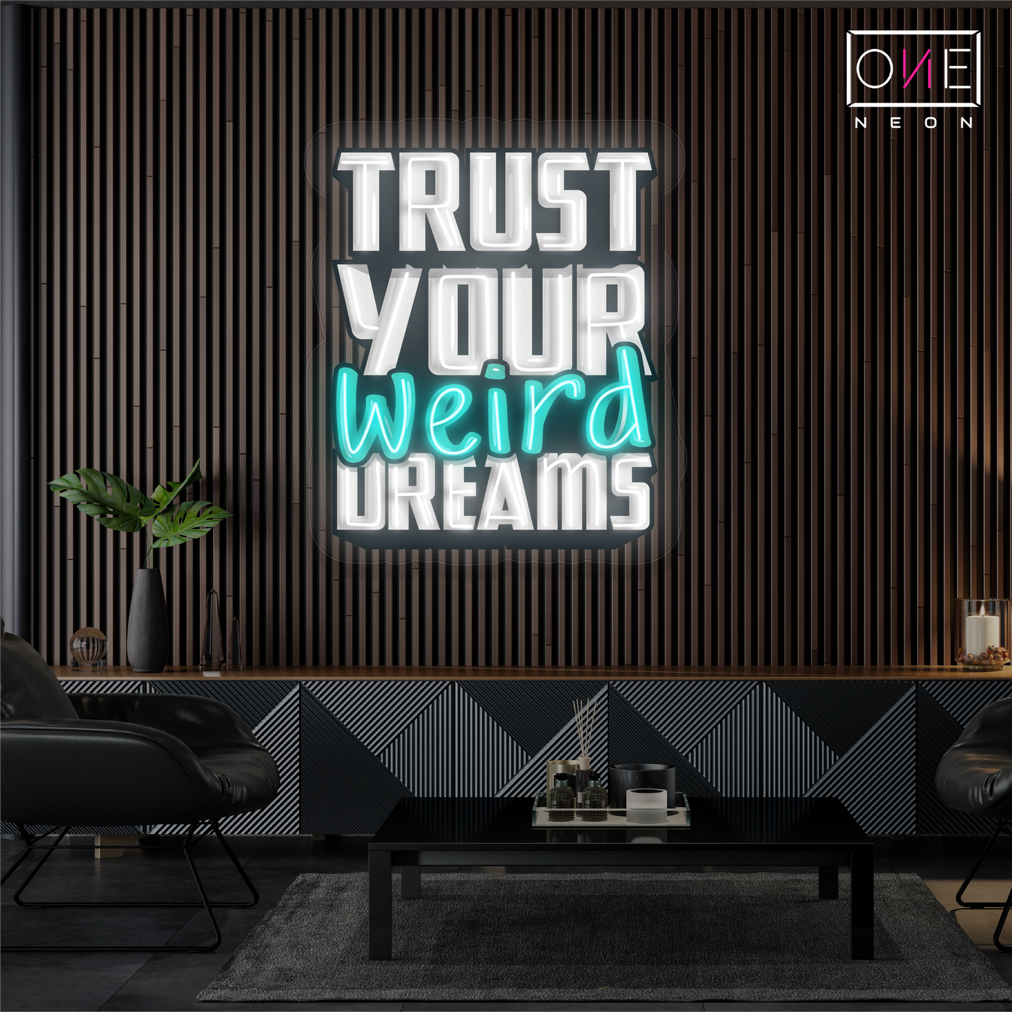 Trust Your Weird Dreams Artwork Led Neon Sign