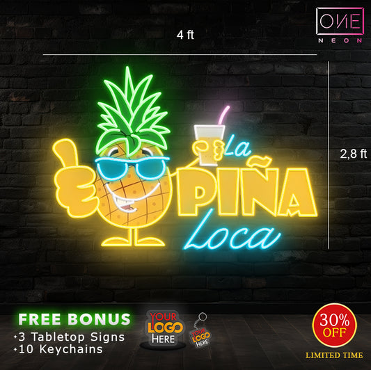 LA PINA LOCA | LED Neon Sign (INDOOR)
