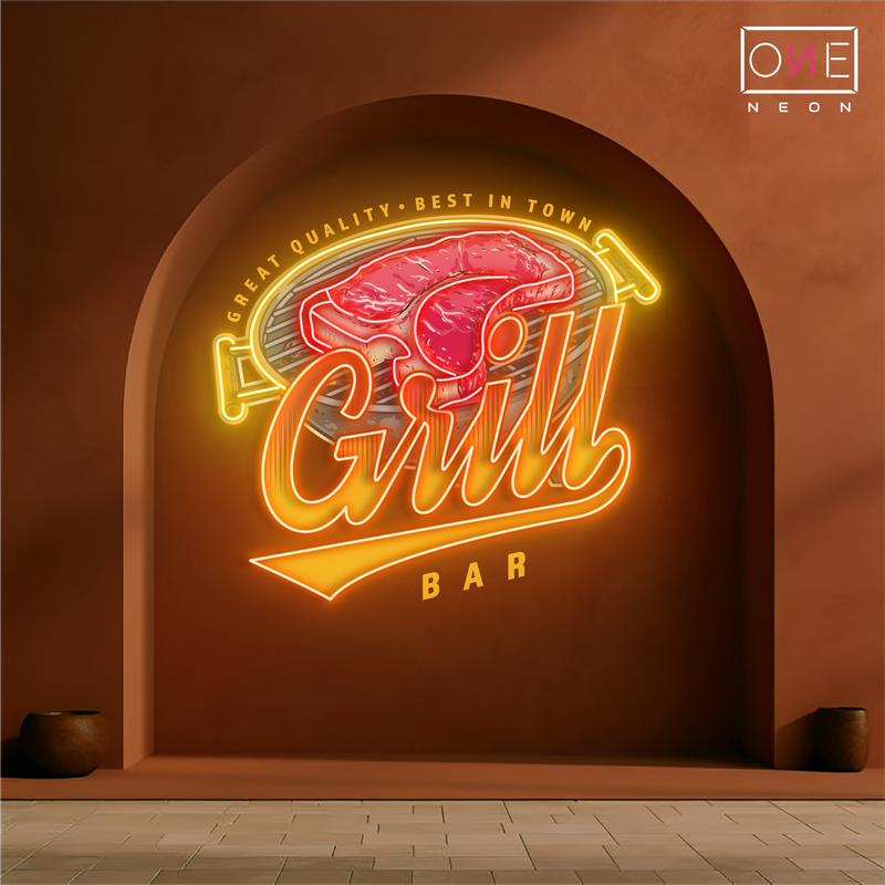 Grill Bar Artwork Led Neon Sign