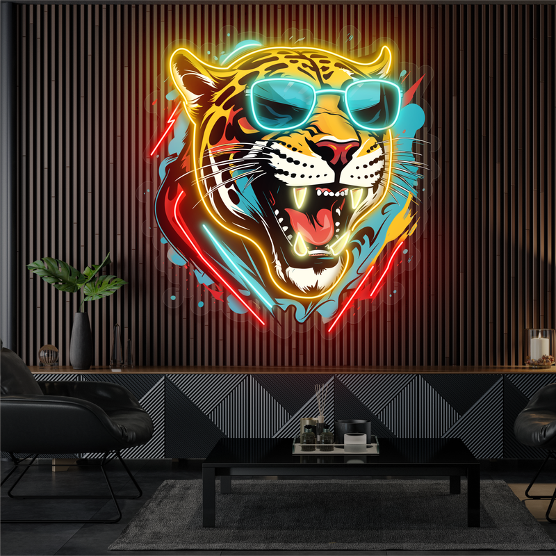 Cool Tiger Artwork Led Neon Sign