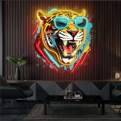 Cool Tiger Artwork Led Neon Sign