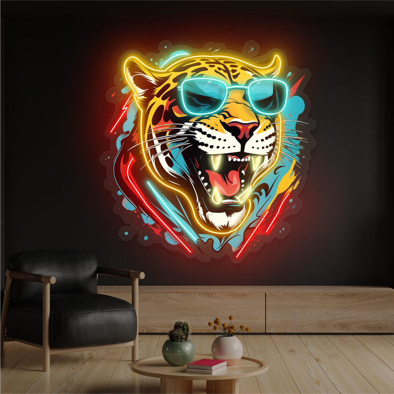 Cool Tiger Artwork Led Neon Sign