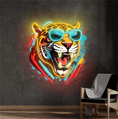 Cool Tiger Artwork Led Neon Sign