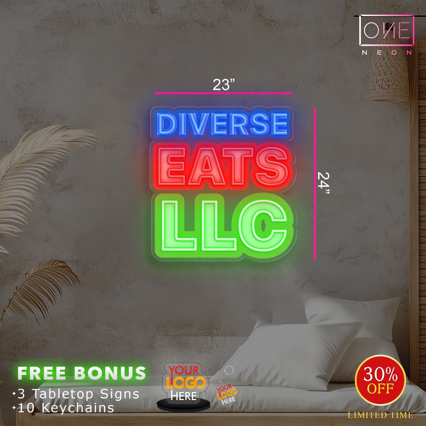DIVERSE EATS LLC | Led Neon Sign