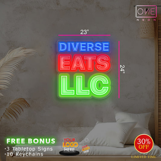 DIVERSE EATS LLC | Led Neon Sign