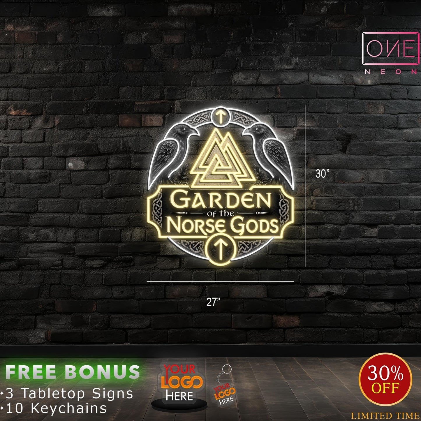 GARDEN OF THE NORSE GODS | LED Neon Sign