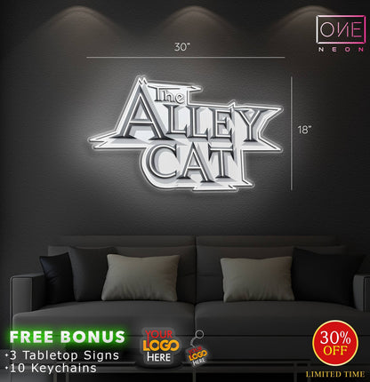 THE ALLEY CAT | LED Neon Sign