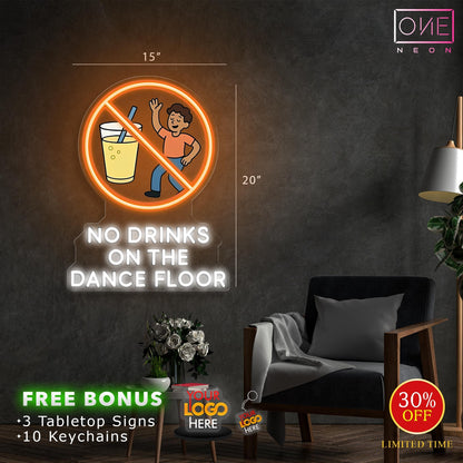 NO DRINK LOGO | Led Neon Sign