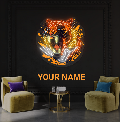 Inferno Roar Artwork Led Neon Sign