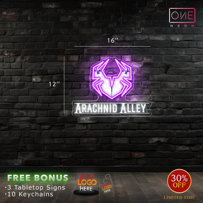 ARACHNID ALLEY | LED Neon Sign