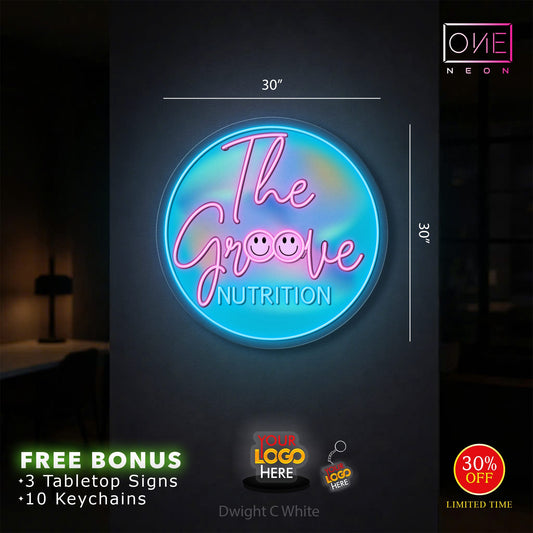 THE GROOVE NUTRITION | Led Neon Sign