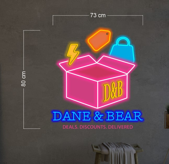 MD liquidations + Dane & Bear (2 signs)| Led Neon Sign
