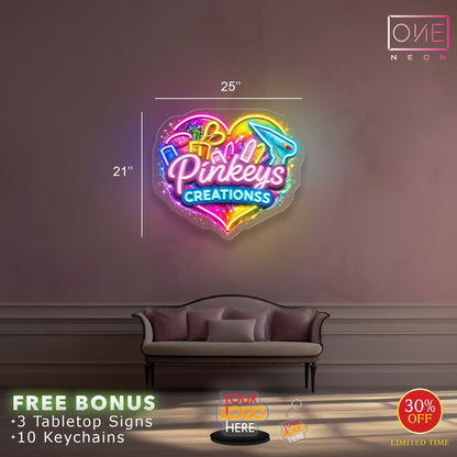 PINKEYS CREATIONS | LED Neon Sign