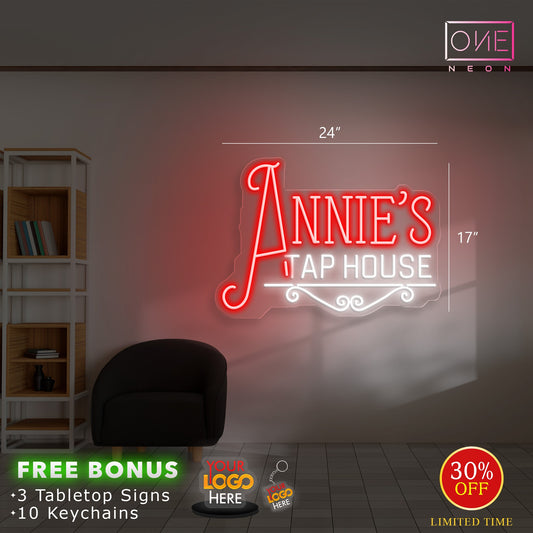 ANNIES'S TAP HOUSE| Led Neon Sign (outdoors)