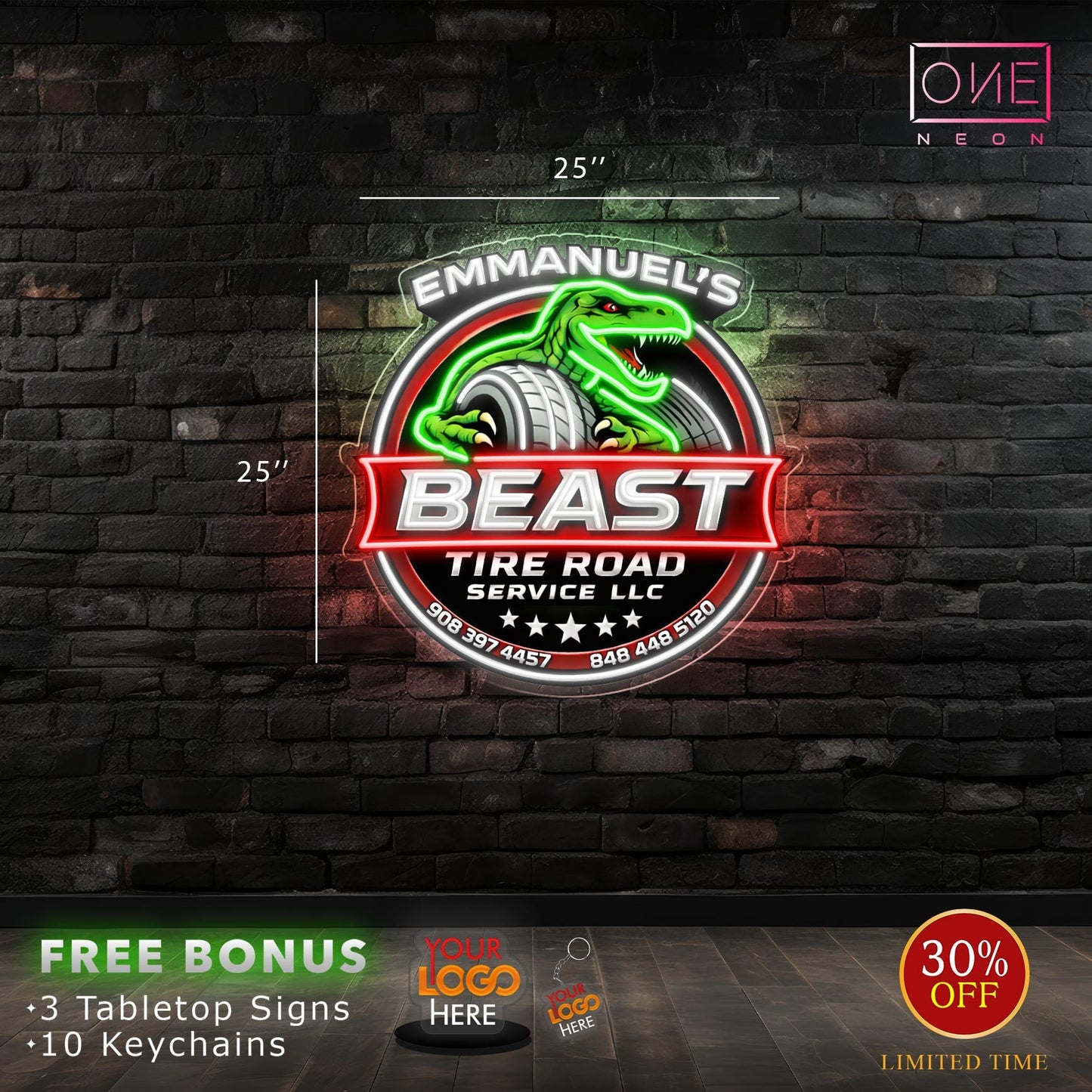 Emmanuel's beast | Led Neon Sign
