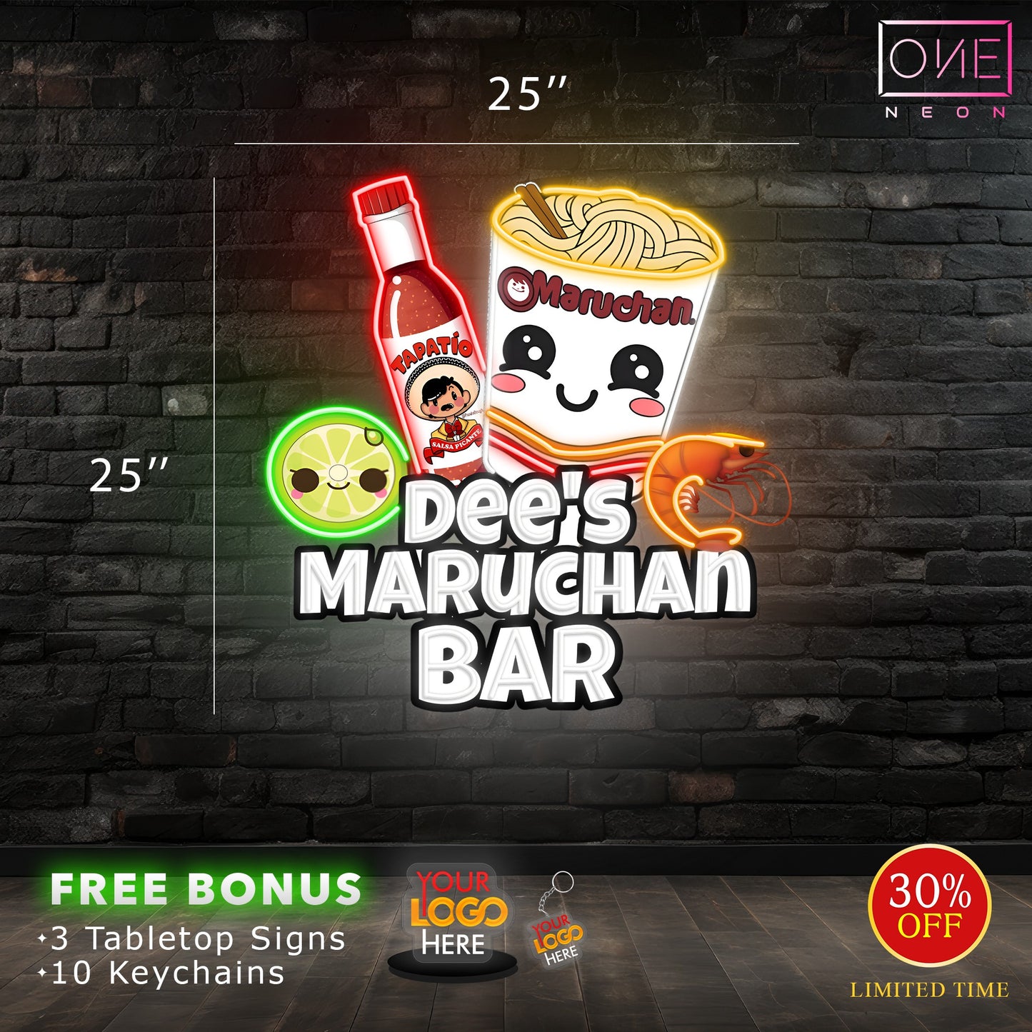 DEE'S MARUCHAN BAR | Led Neon Sign