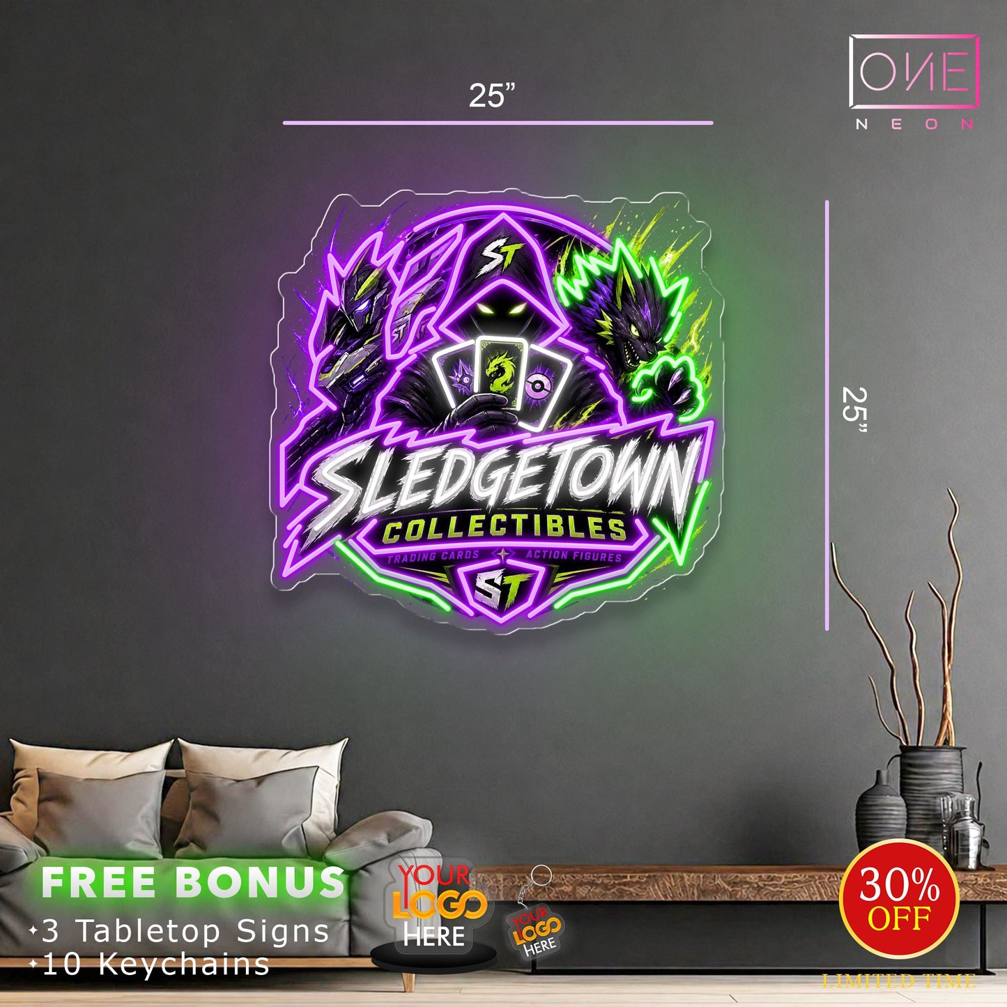 Sledgetown collectibles| Led Neon Sign