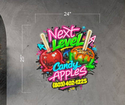 Next level candy apple | Led Neon Sign