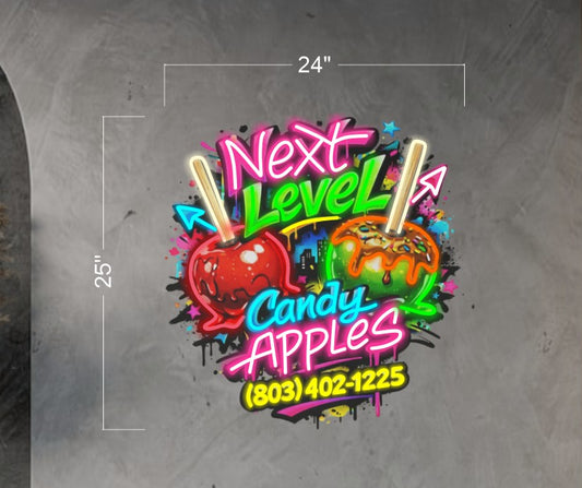 Next level candy apple | Led Neon Sign