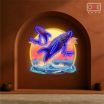 Ocean Dance Artwork Led Neon Sign