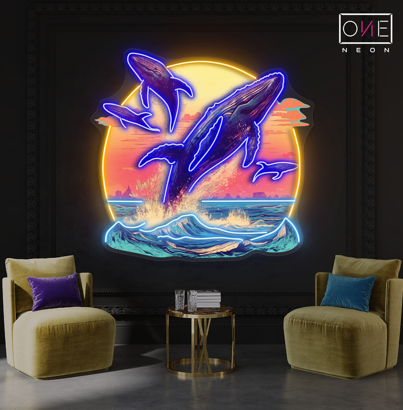 Ocean Dance Artwork Led Neon Sign