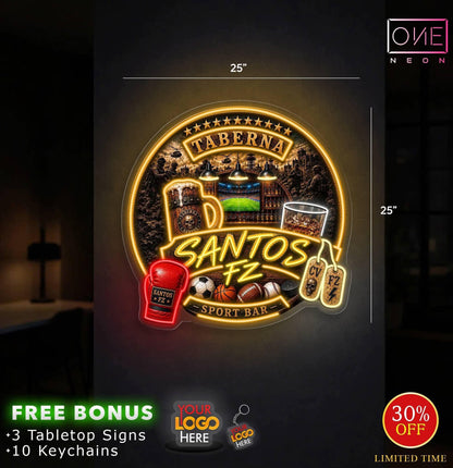 SANTOS FZ | LED Neon Sign