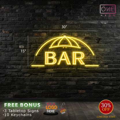 THE DOME + BAR + HOOKAH | LED Neon Sign (3 signs)