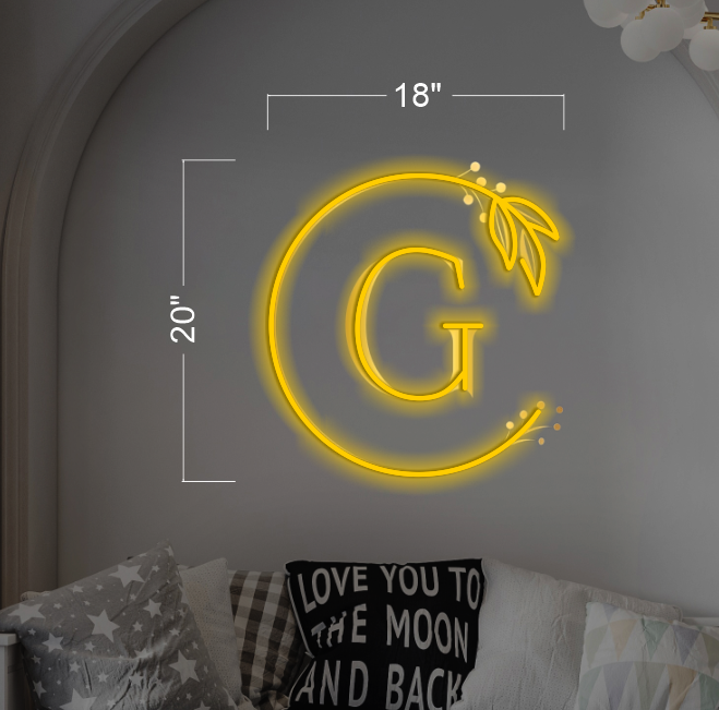 G logo | LED Neon Sign (RGB)