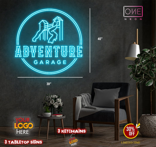 ADVENTURE GARAGE | LED Neon Sign