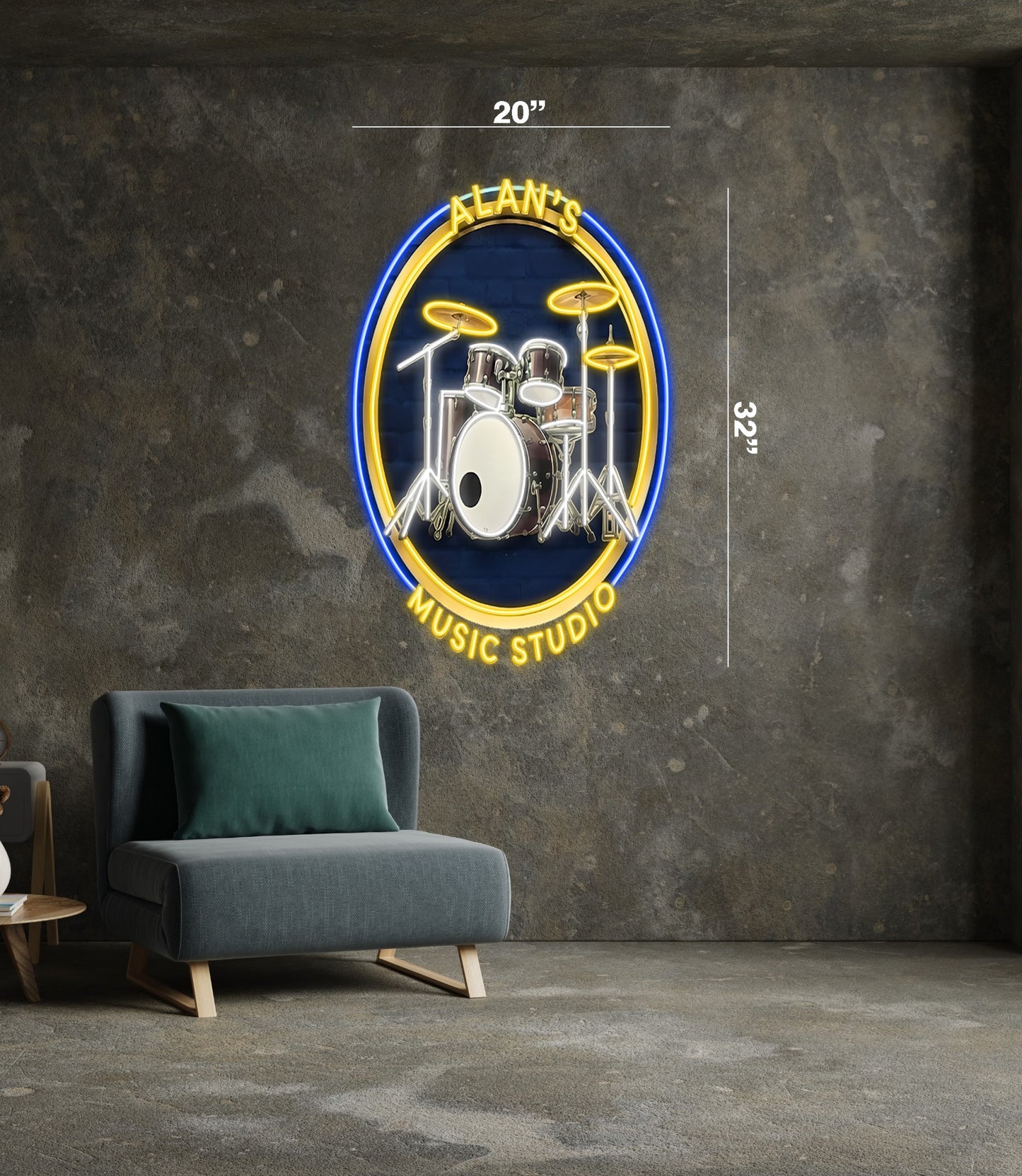 ALAN'S MUSIC STUDIO | Led Neon Sign