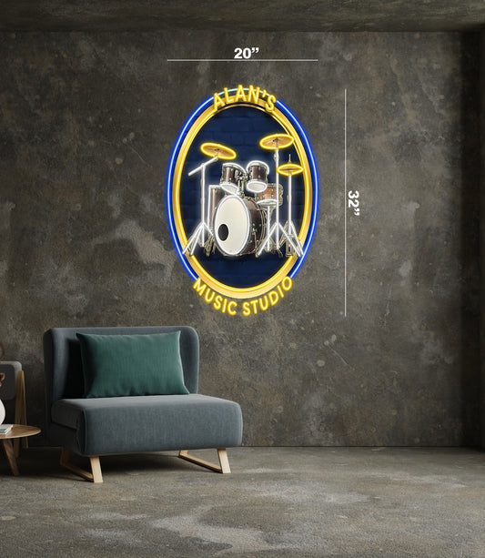 ALAN'S MUSIC STUDIO | Led Neon Sign