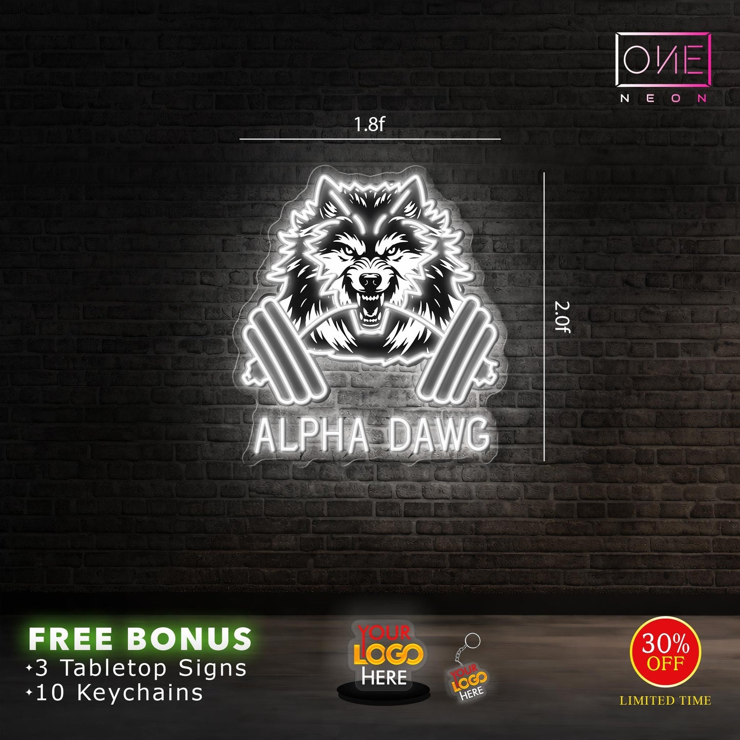 Alpha Dawg| LED Neon Sign