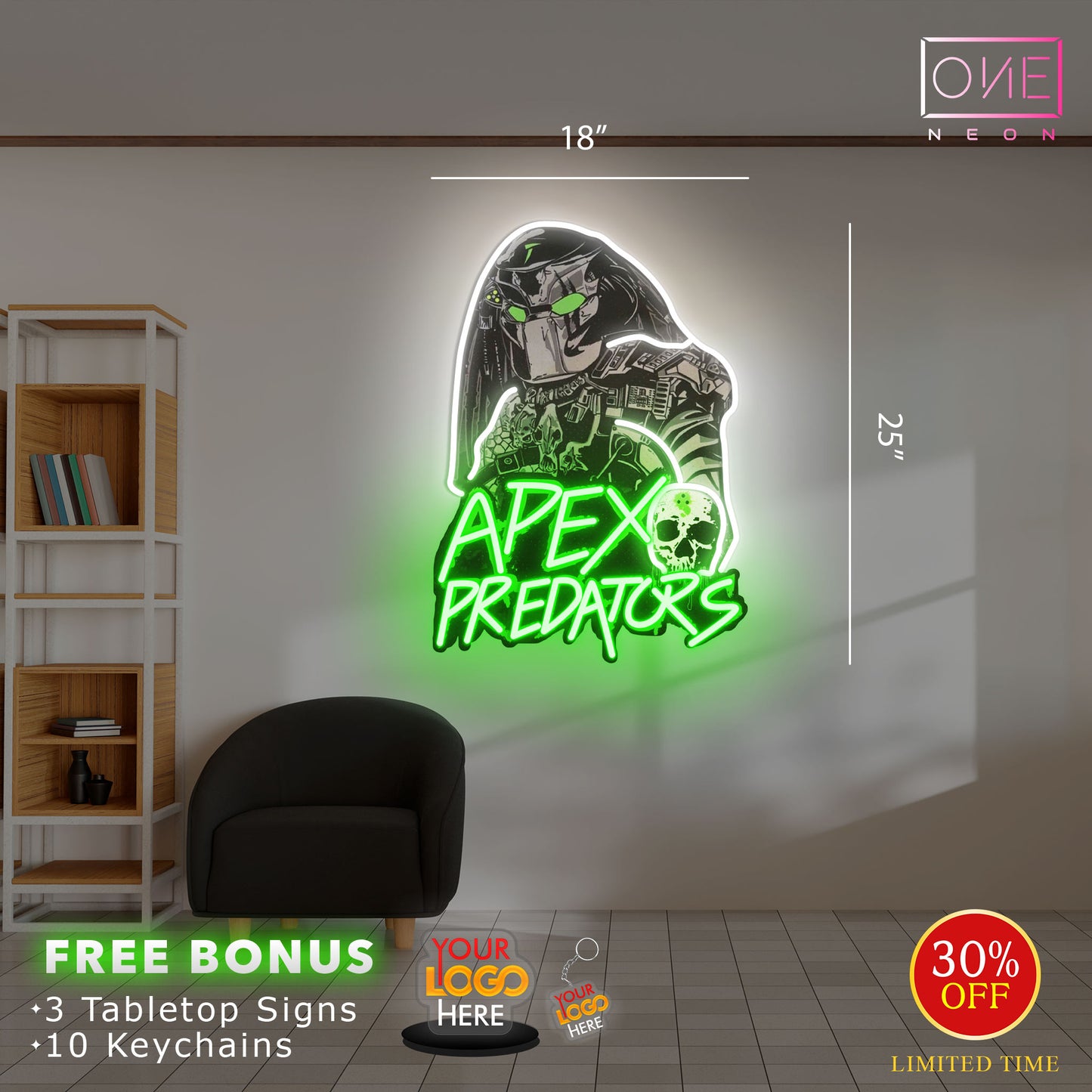 APEX PREDATORS | LED Neon Sign