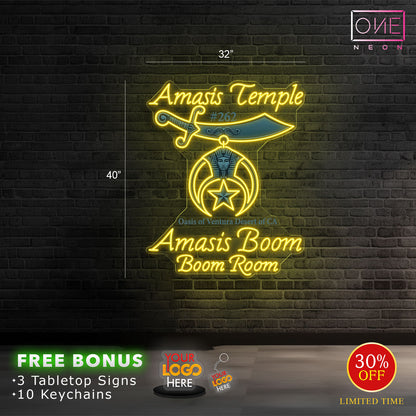 AMASIS TEMPLE | Led Neon Sign