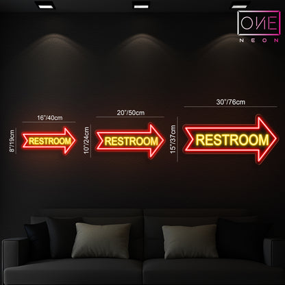 Restroom Led Neon Sign