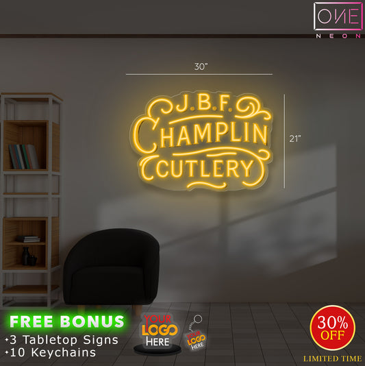 JBF HAMPLIN CUTLERY | Led Neon Sign