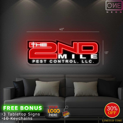 The 2nd Mile PEST CONTROL LLC | Led Neon Sign