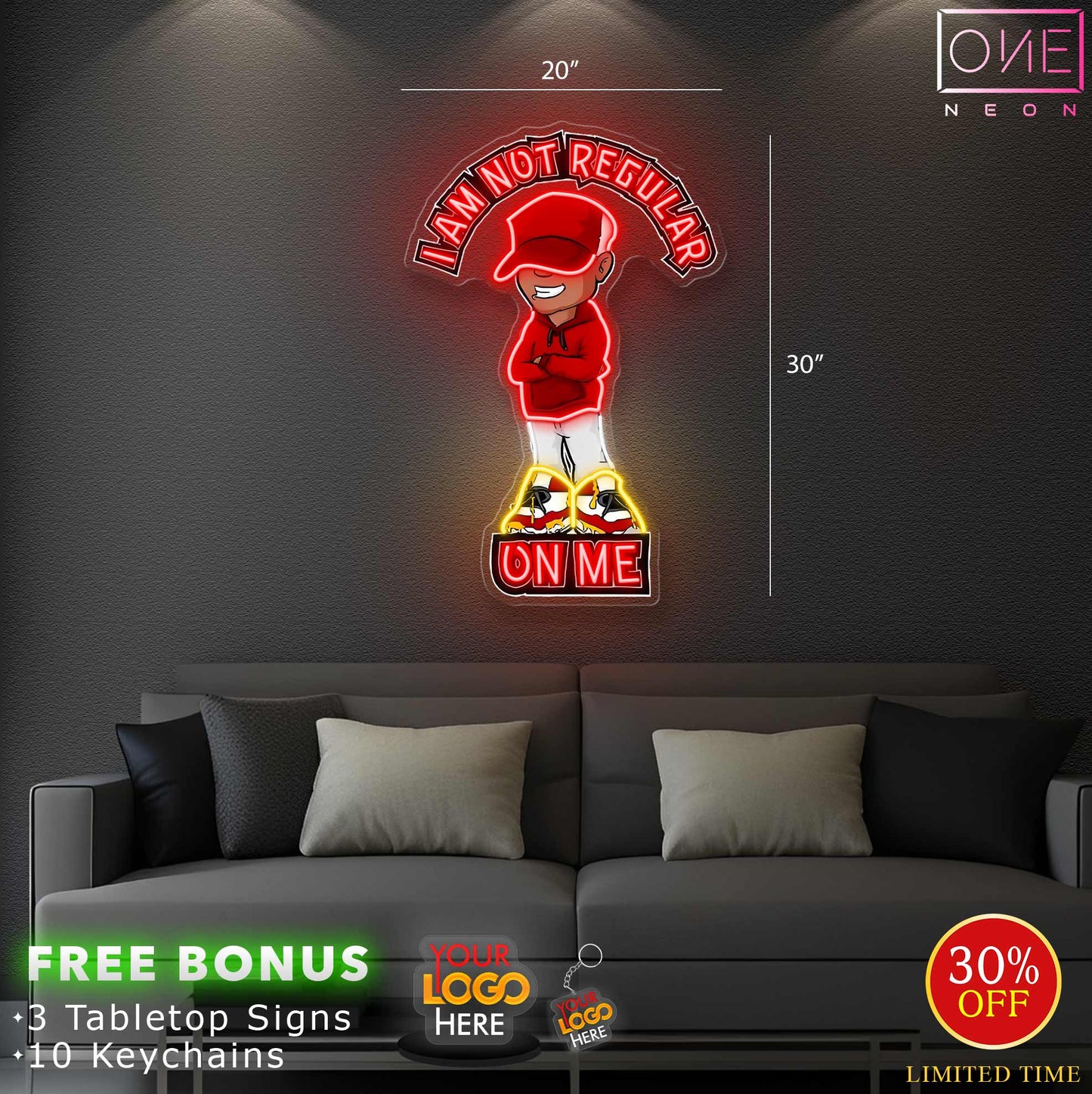 I AM NOT REGULAR | Led Neon Sign