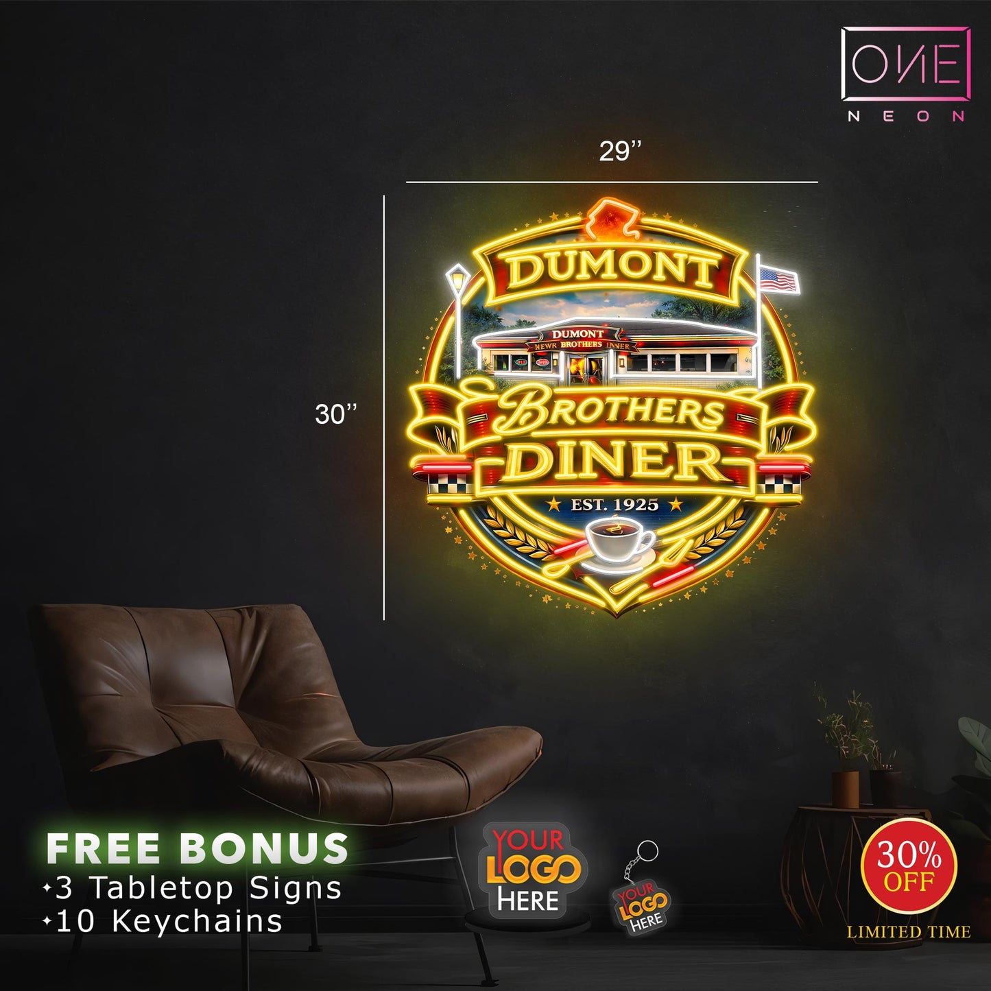 BROTHERS DINNER| LED Neon Sign