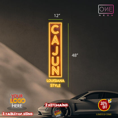 Cajun & Crab | Led Neon Sign (2 signs - Outdoors)