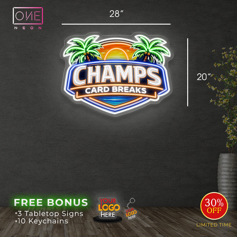 CHAMPS | Led Neon Sign