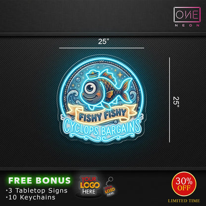 CYCLOPS BARGAINS | LED Neon Sign (Inside)