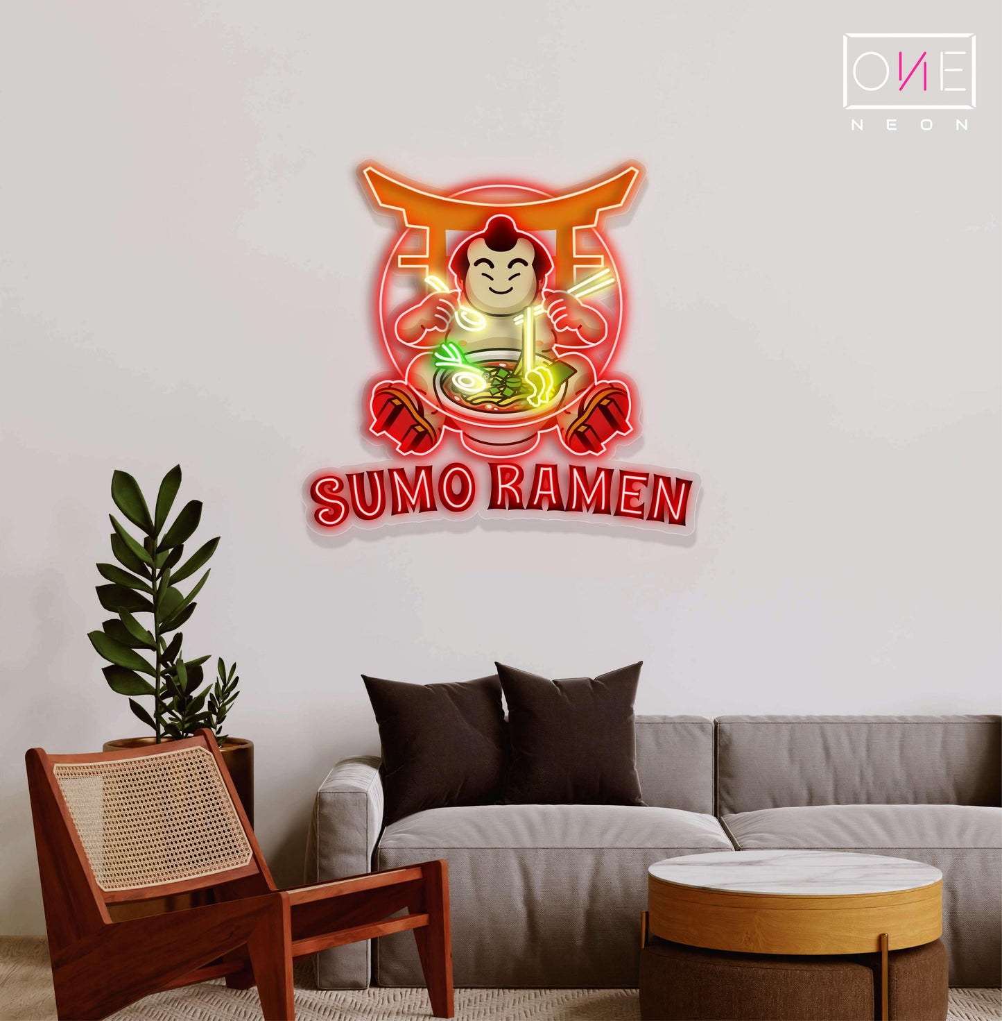 Sumo Ramen Artwork Led Neon Sign